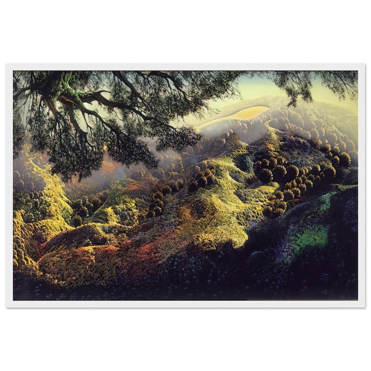 Paradise Framed Poster | Eyvind Earle Framed Prints Wall Art | Eyvind Earle Prints