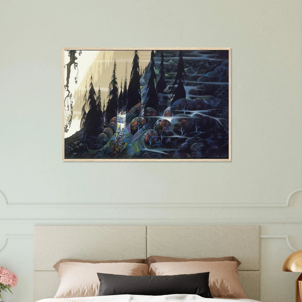 Black Spruce Framed Poster | Eyvind Earle Framed Prints Wall Art | Eyvind Earle Prints