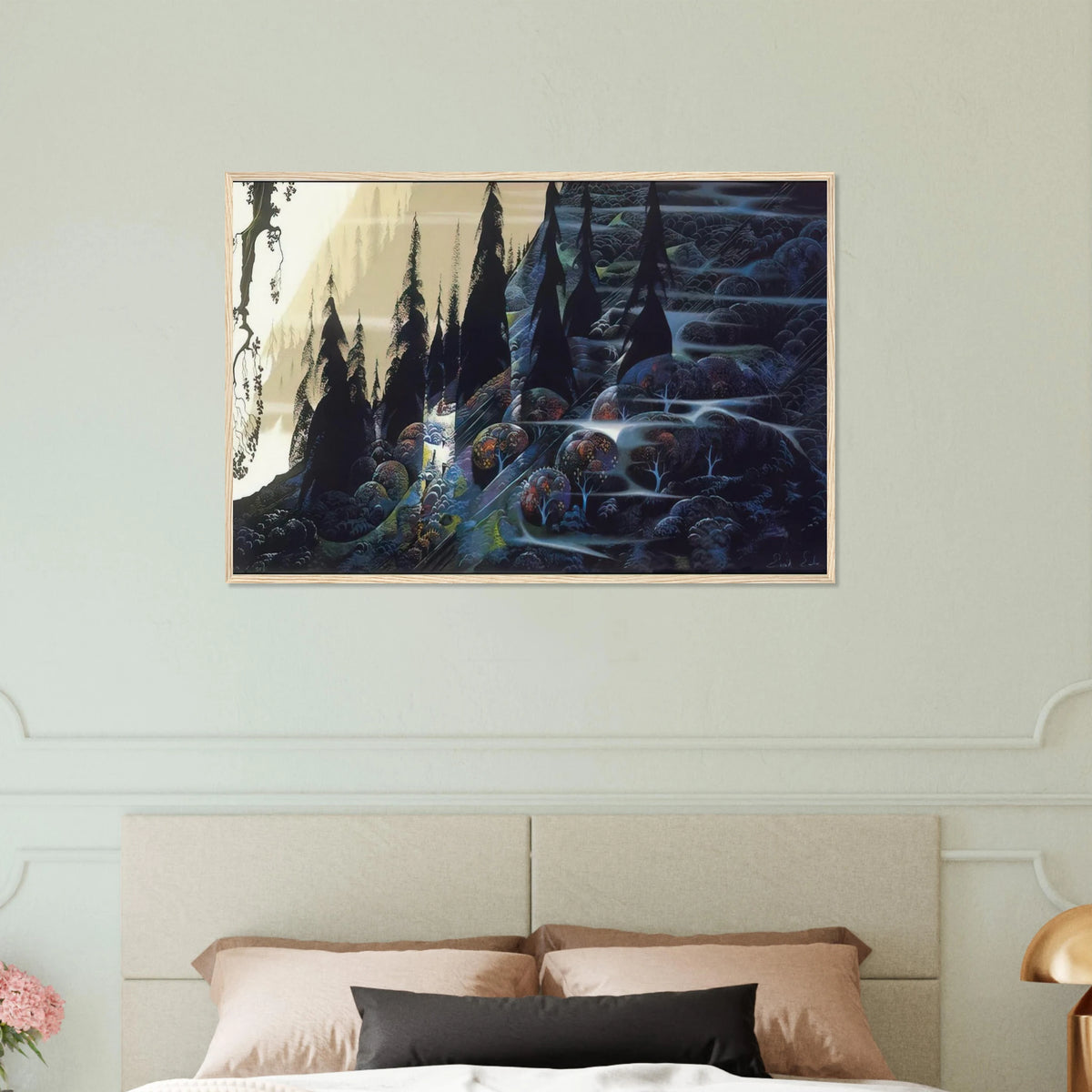 Black Spruce Framed Poster | Eyvind Earle Framed Prints Wall Art | Eyvind Earle Prints