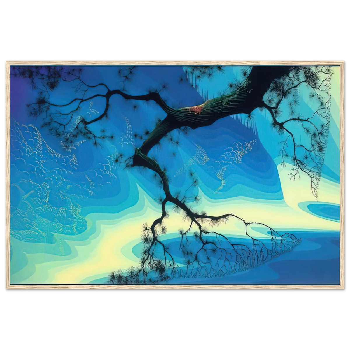Ocean Mist Framed Poster | Eyvind Earle Framed Prints Wall Art | Eyvind Earle Prints