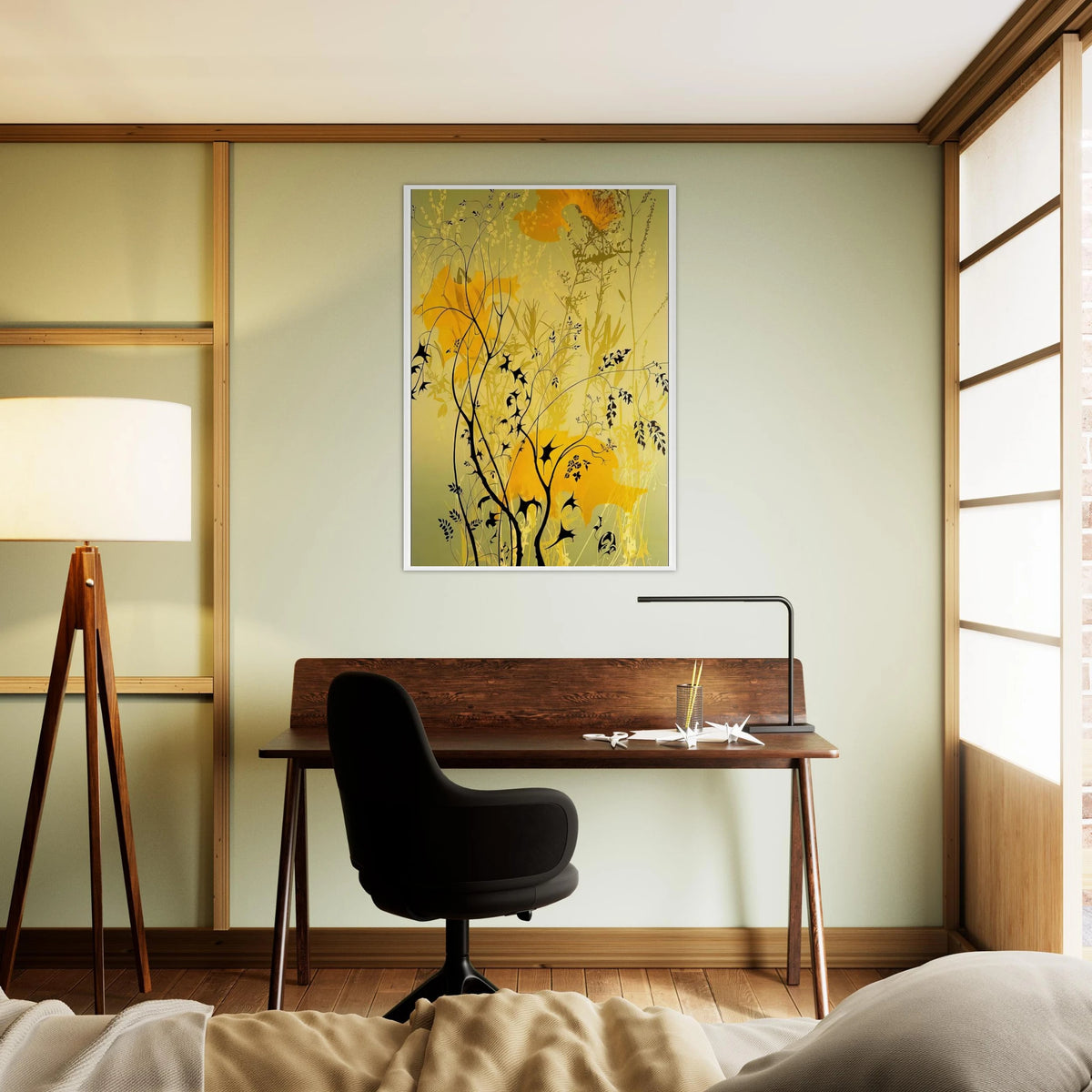 Wild Flowers Framed Poster | Eyvind Earle Framed Prints Wall Art | Eyvind Earle Prints