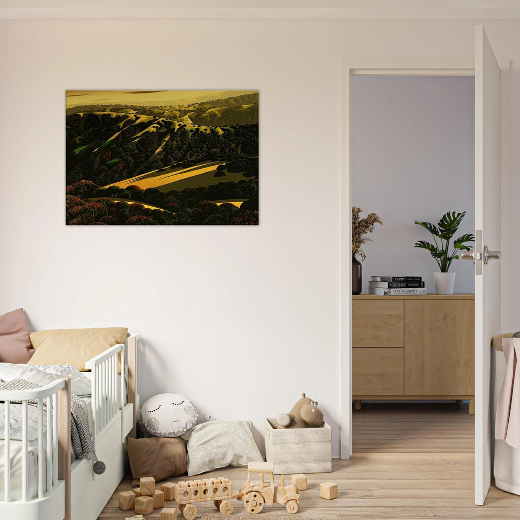 Santa Cruz Mountains Canvas | Eyvind Earle Canvas | Eyvind Earle Prints