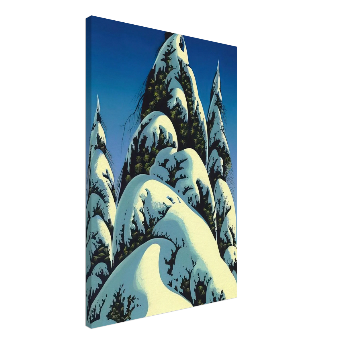 New Fallen Snow Canvas | Eyvind Earle Canvas | Eyvind Earle Prints