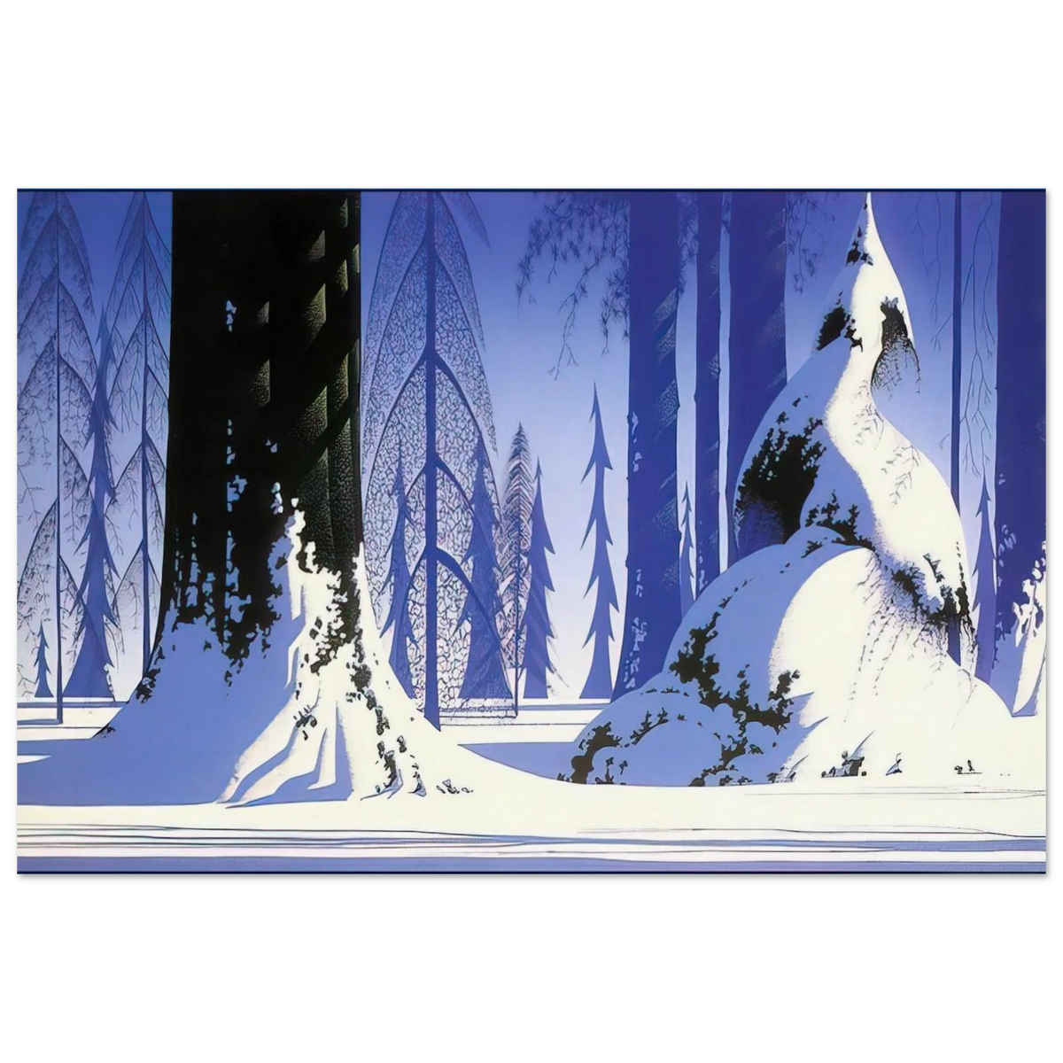 Winter Poster | Eyvind Earle Poster | Eyvind Earle Prints