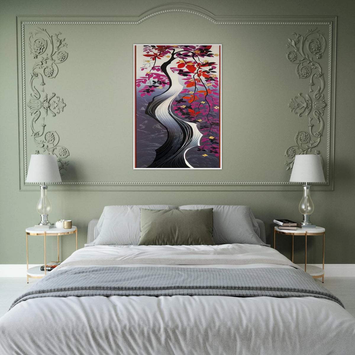 Twisted Tree Framed Poster | Eyvind Earle Framed Prints Wall Art | Eyvind Earle Prints