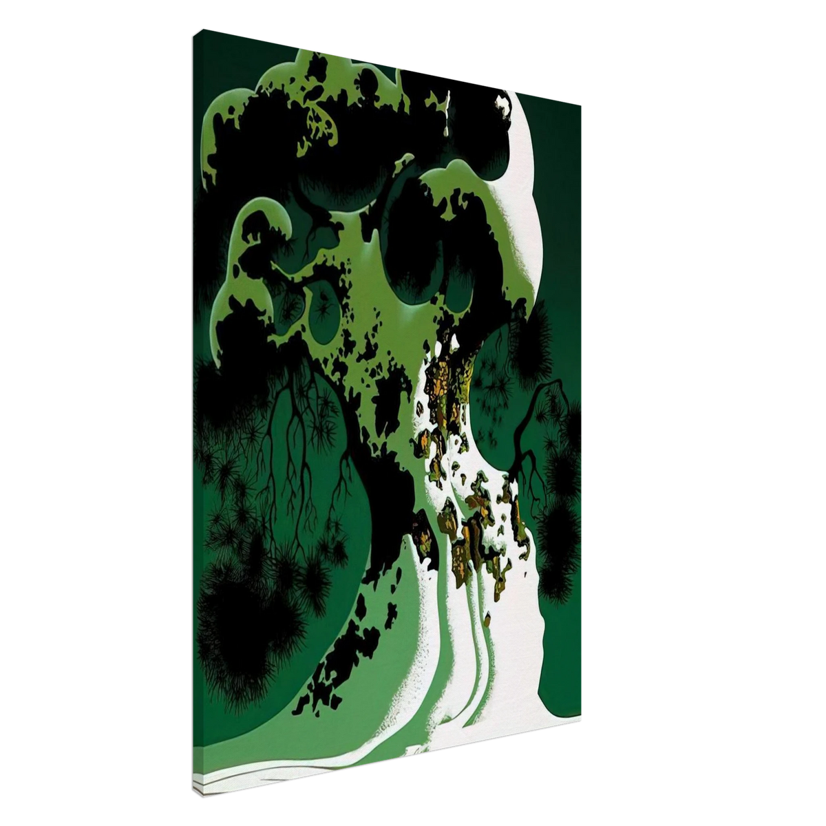 Snow Covered Bonsai Canvas | Eyvind Earle Canvas | Eyvind Earle Prints