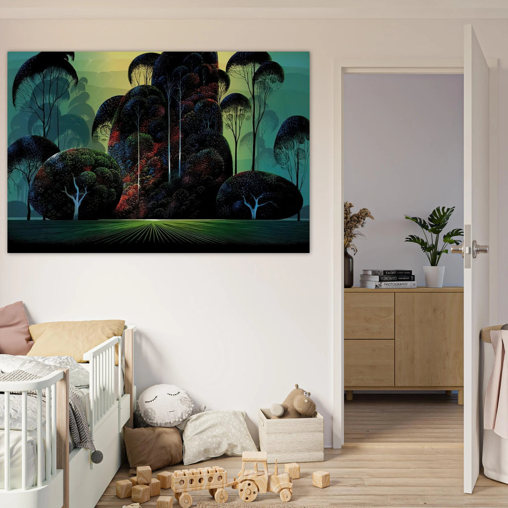Mendacino Poster | Eyvind Earle Poster | Eyvind Earle Prints