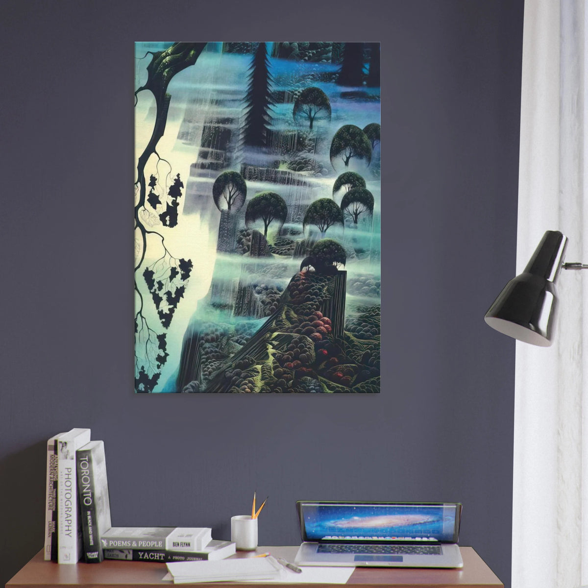 Surf Wind and Fog Canvas | Eyvind Earle Canvas | Eyvind Earle Prints