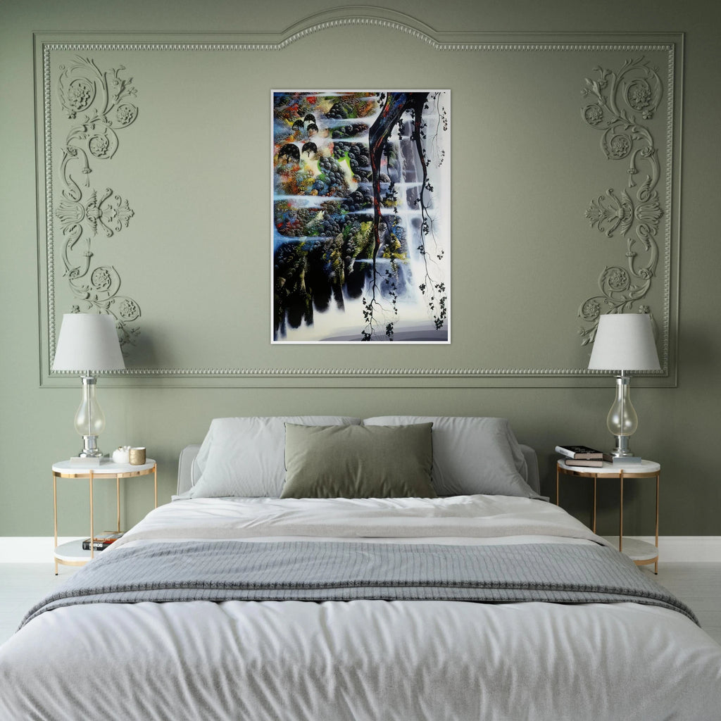 Seaside Wilderness Framed Poster | Eyvind Earle Framed Prints Wall Art | Eyvind Earle Prints