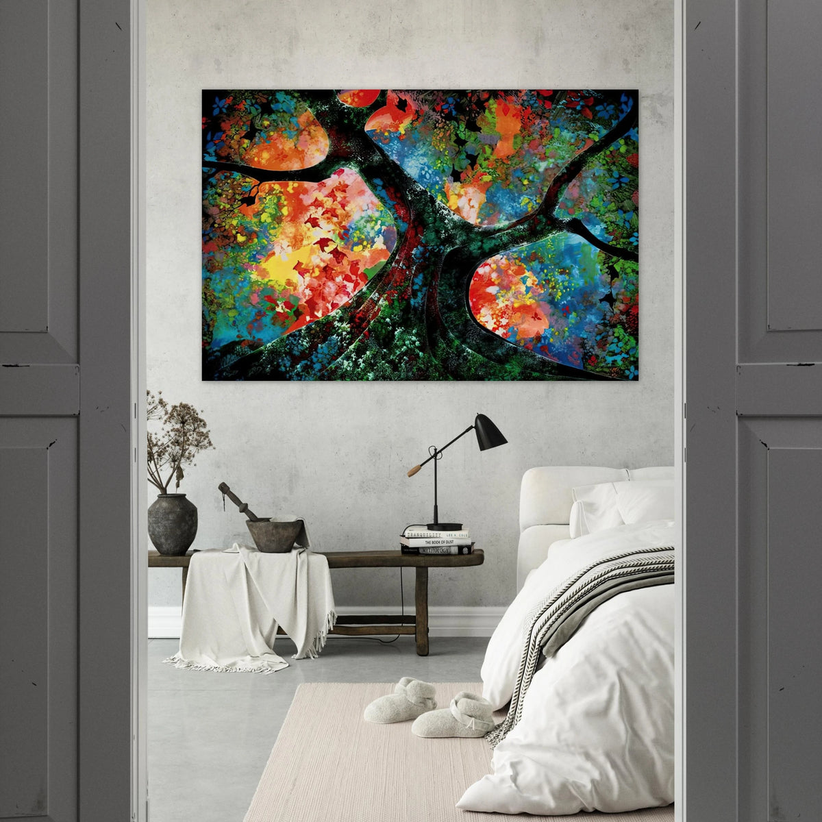 Waves of Golden Fire Poster | Eyvind Earle Poster | Eyvind Earle Prints