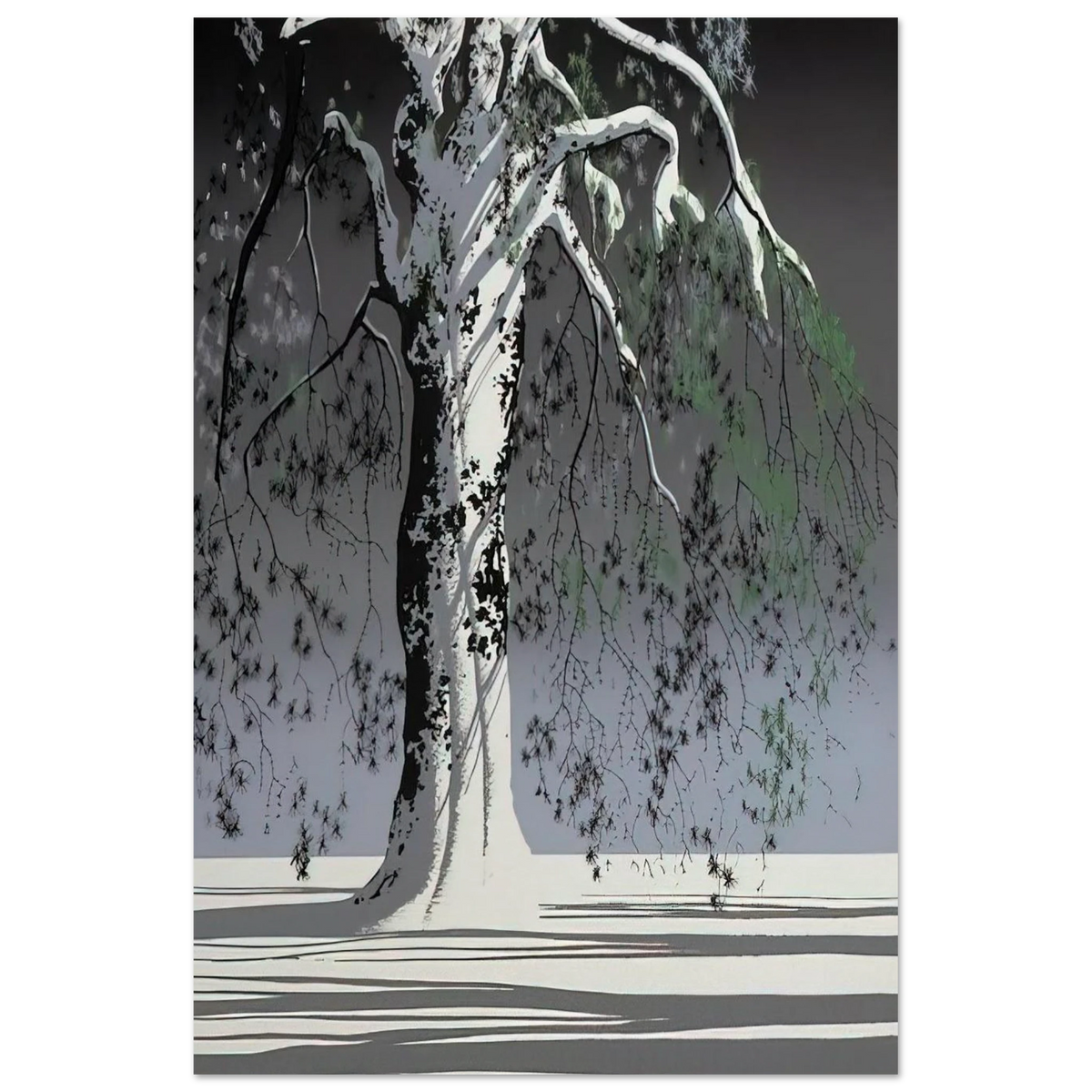 Fir Tree In Snow Poster | Eyvind Earle Poster | Eyvind Earle Prints
