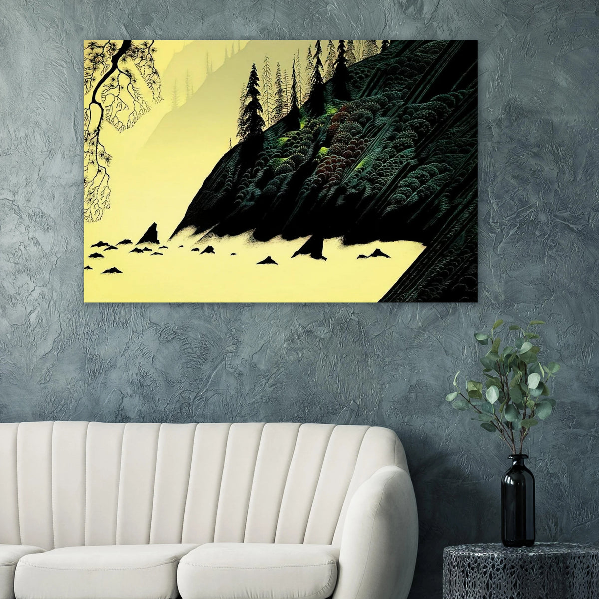 Spruce Redwood and Pine Poster | Eyvind Earle Poster | Eyvind Earle Prints