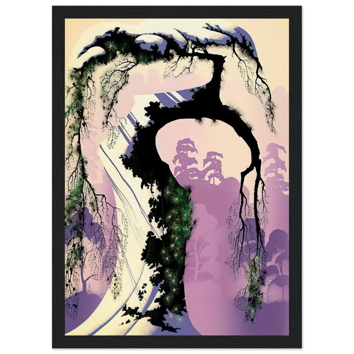 Norway Pine Framed Poster | Eyvind Earle Framed Prints Wall Art | Eyvind Earle Prints