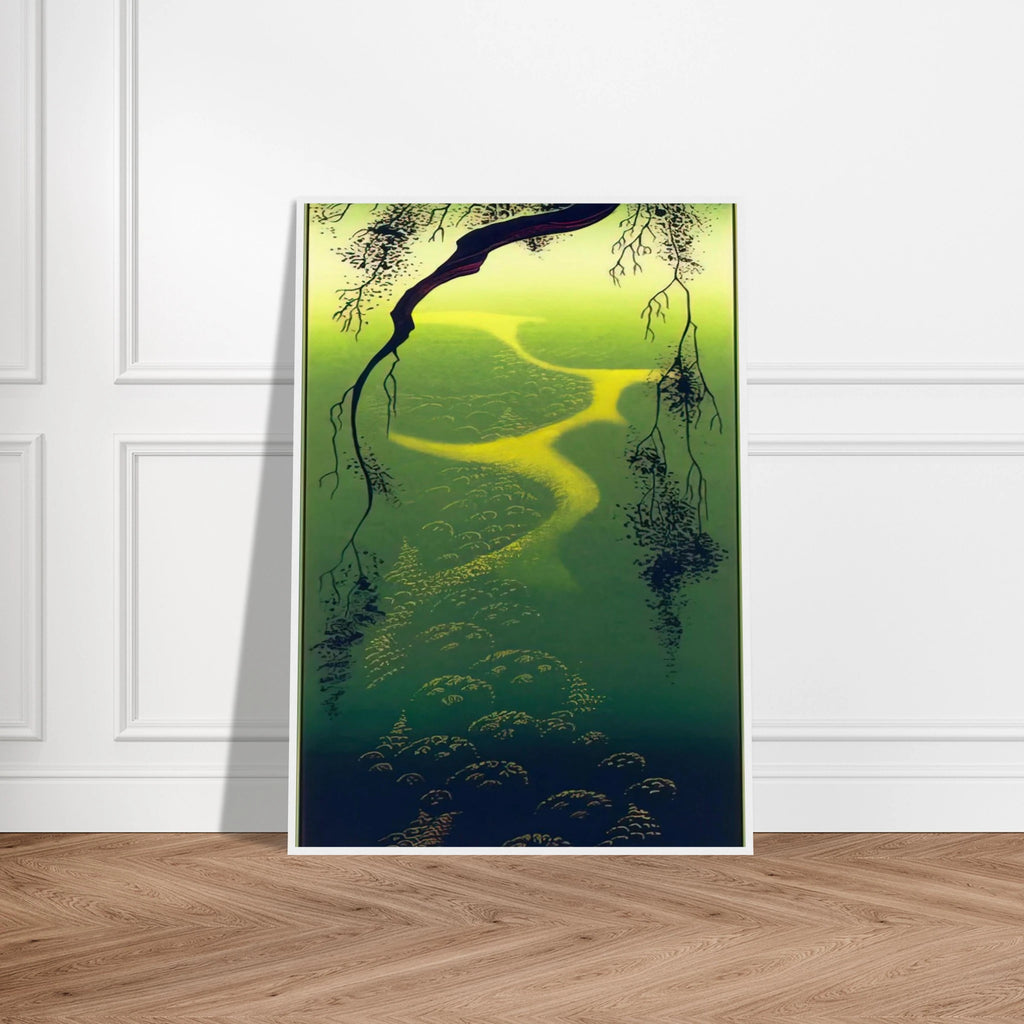Green Mist Framed Poster | Eyvind Earle Framed Prints Wall Art | Eyvind Earle Prints