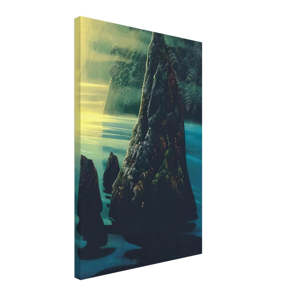 The Rock Canvas | Eyvind Earle Canvas | Eyvind Earle Prints