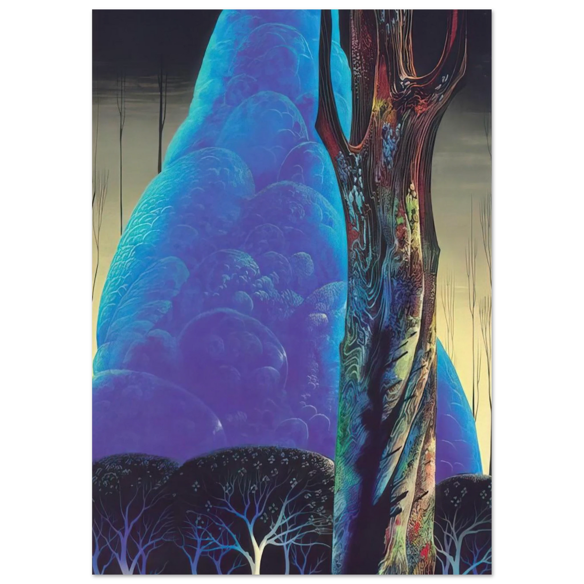 Blue Nocturne Poster | Eyvind Earle Poster | Eyvind Earle Prints