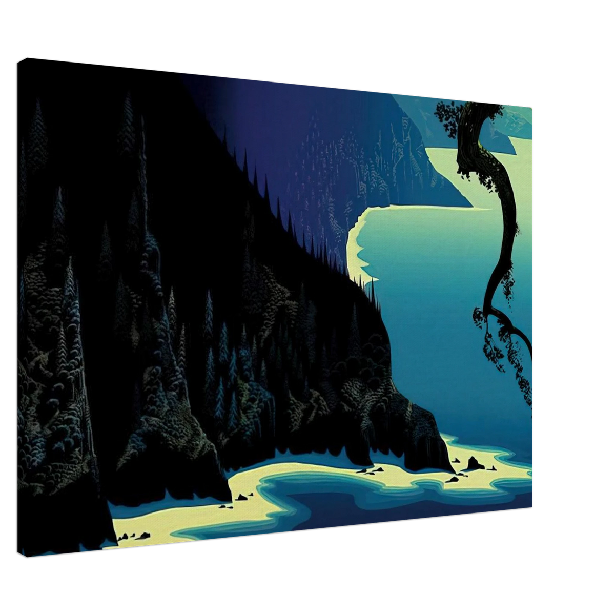 Big Sur Canvas | Eyvind Earle Canvas | Eyvind Earle Prints