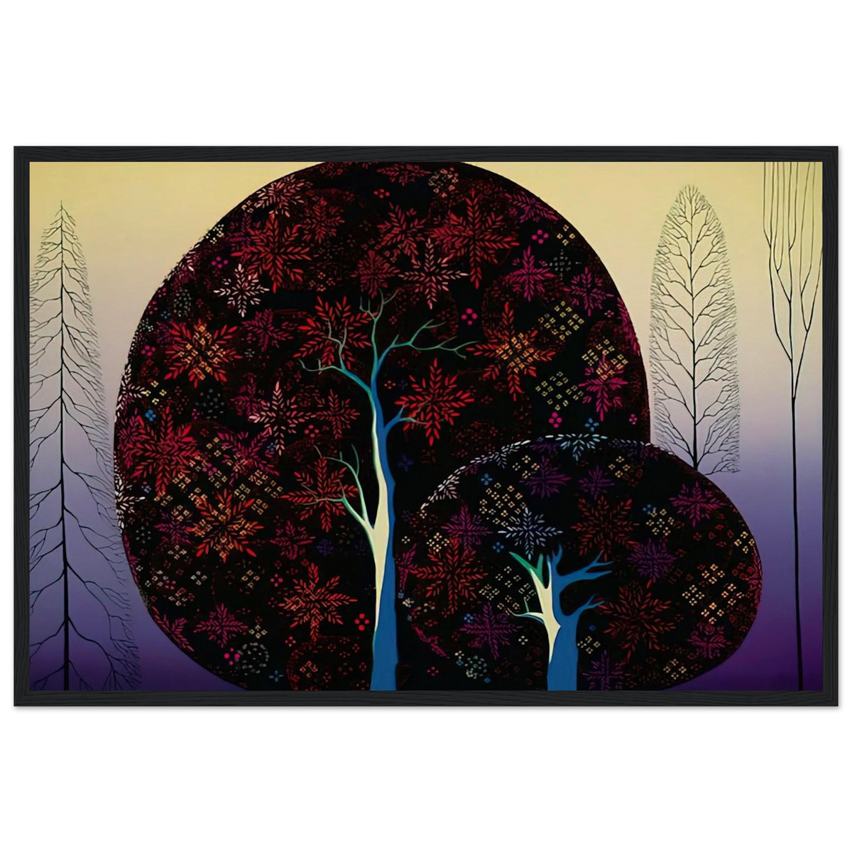 A Tree Poem Framed Poster | Eyvind Earle Framed Prints Wall Art | Eyvind Earle Prints