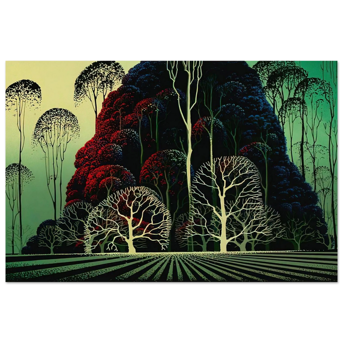 Eucalyptus Forest Poster | Eyvind Earle Poster | Eyvind Earle Prints