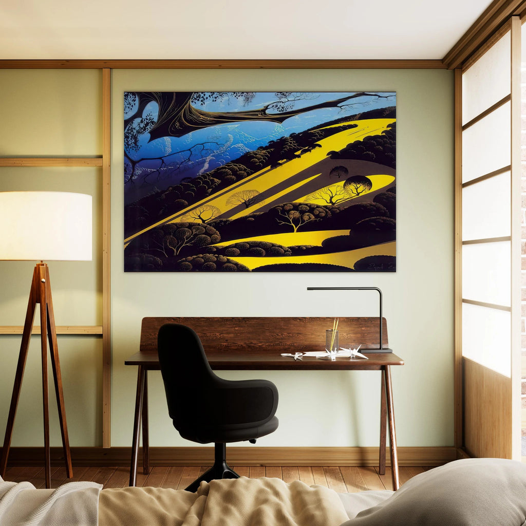 Gaviota Pass Poster | Eyvind Earle Poster | Eyvind Earle Prints