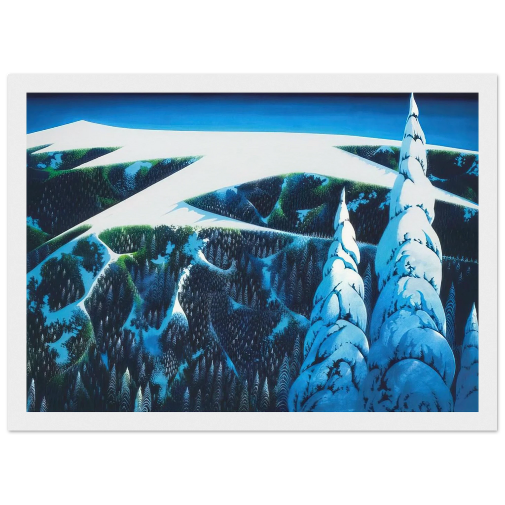 Sangre De Cristo Range Framed Poster | Eyvind Earle Framed Prints Wall Art | Eyvind Earle Prints