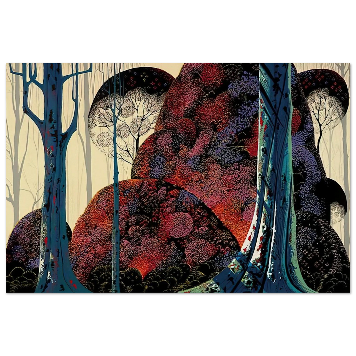 Jewel Forest Poster | Eyvind Earle Poster | Eyvind Earle Prints