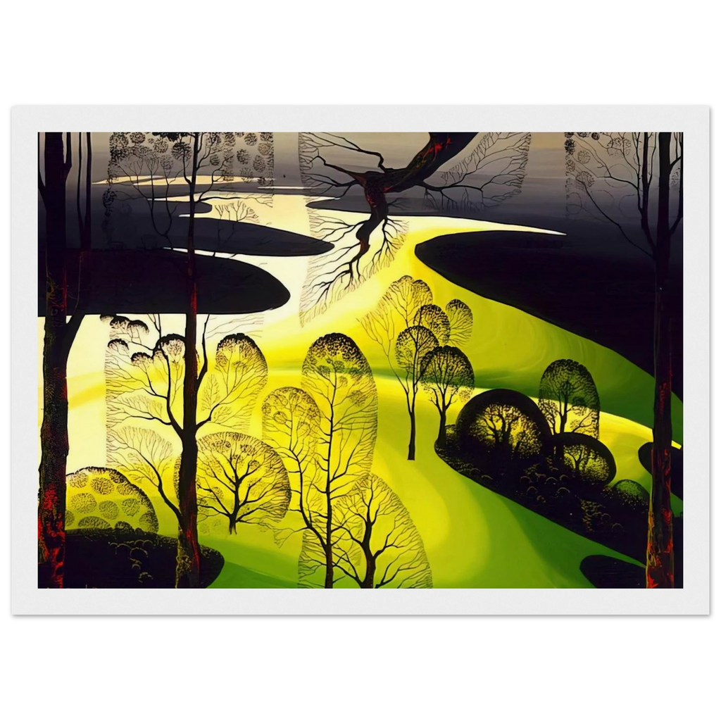 Early Spring Framed Poster | Eyvind Earle Framed Prints Wall Art | Eyvind Earle Prints