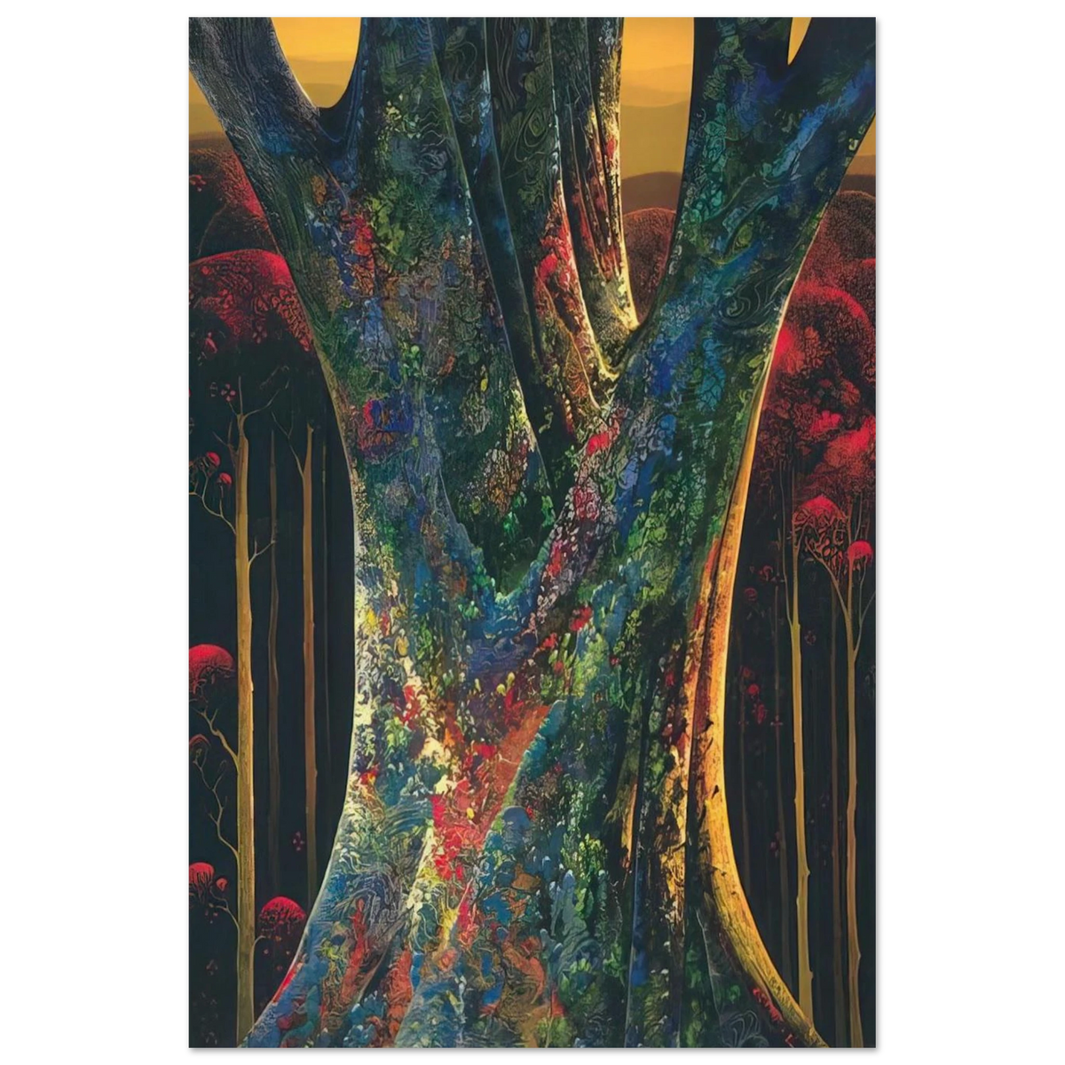 Majestic Tree Poster | Eyvind Earle Poster | Eyvind Earle Prints