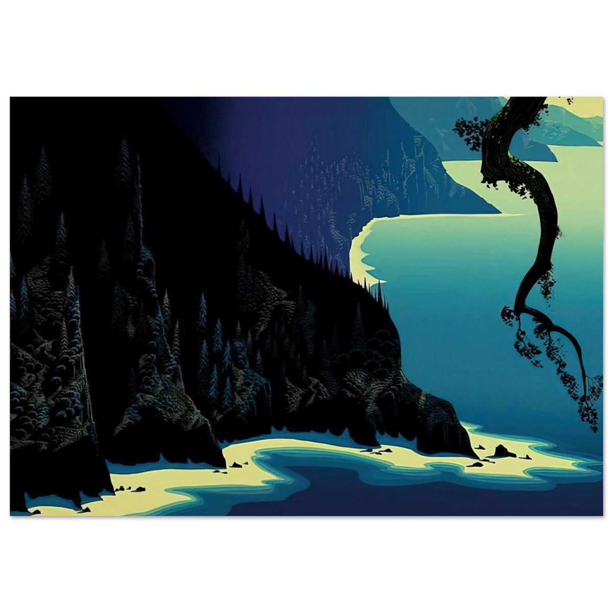 Big Sur Poster | Eyvind Earle Poster | Eyvind Earle Prints