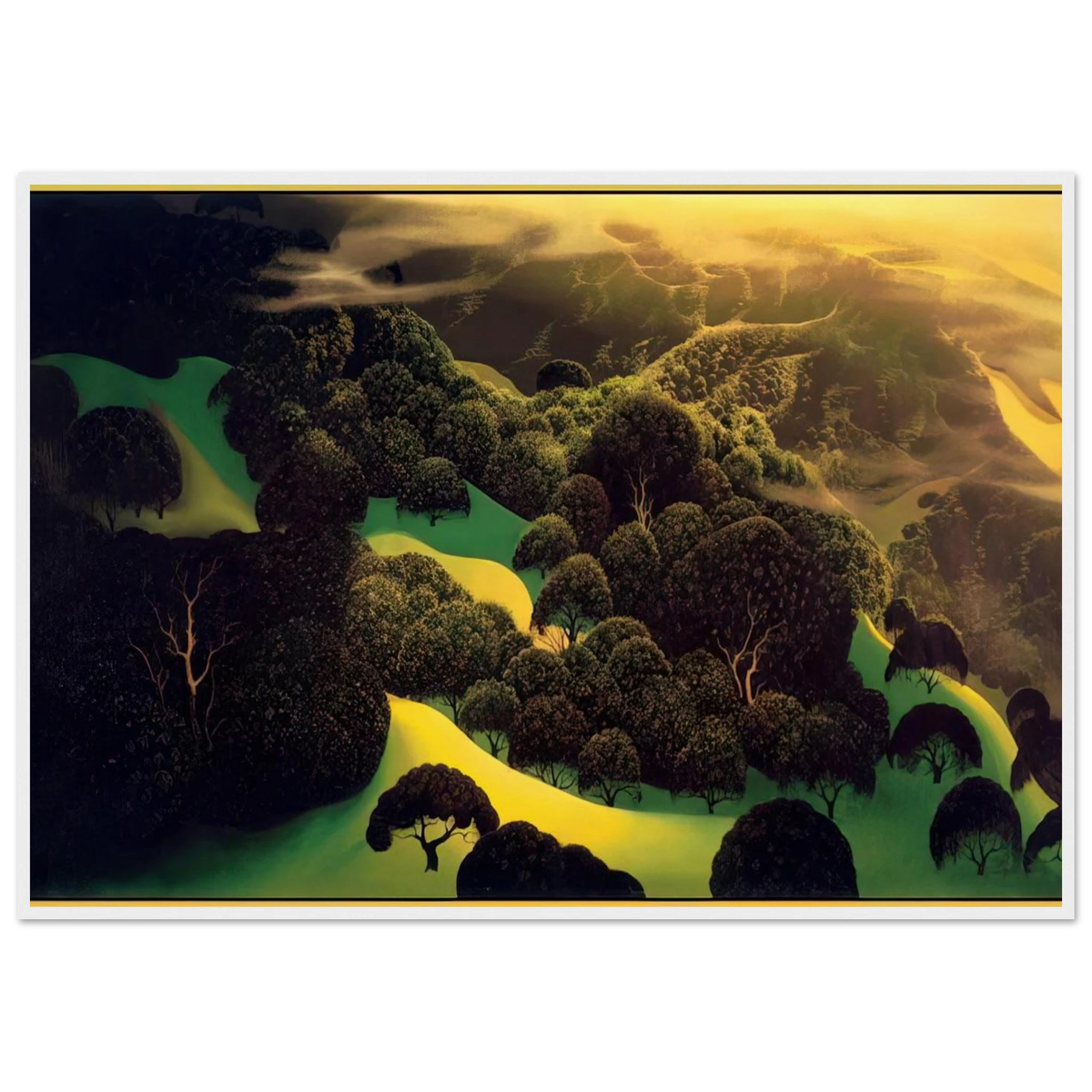 Deep Wilderness Framed Poster | Eyvind Earle Framed Prints Wall Art | Eyvind Earle Prints