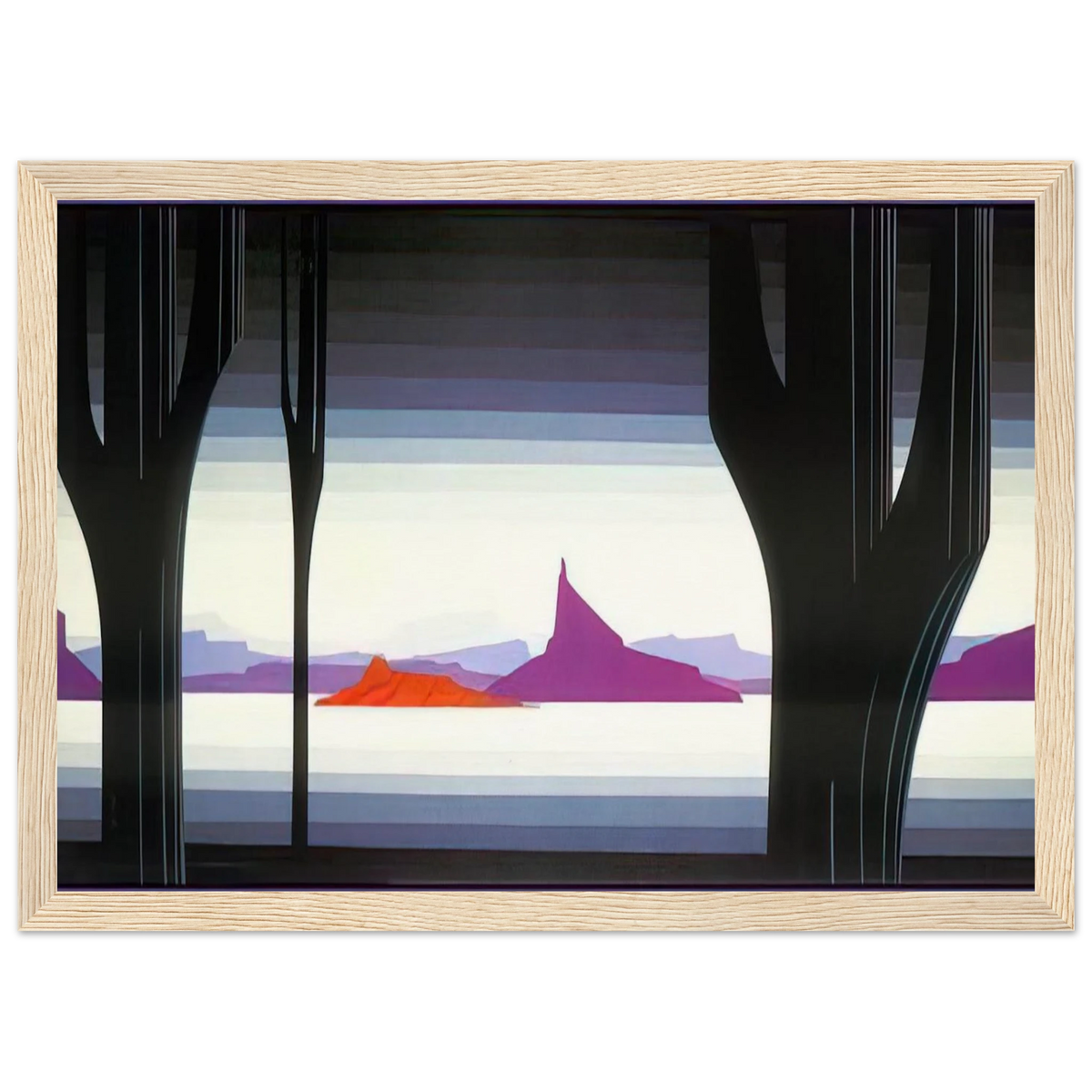 Saguaro Framed Poster | Eyvind Earle Framed Prints Wall Art | Eyvind Earle Prints