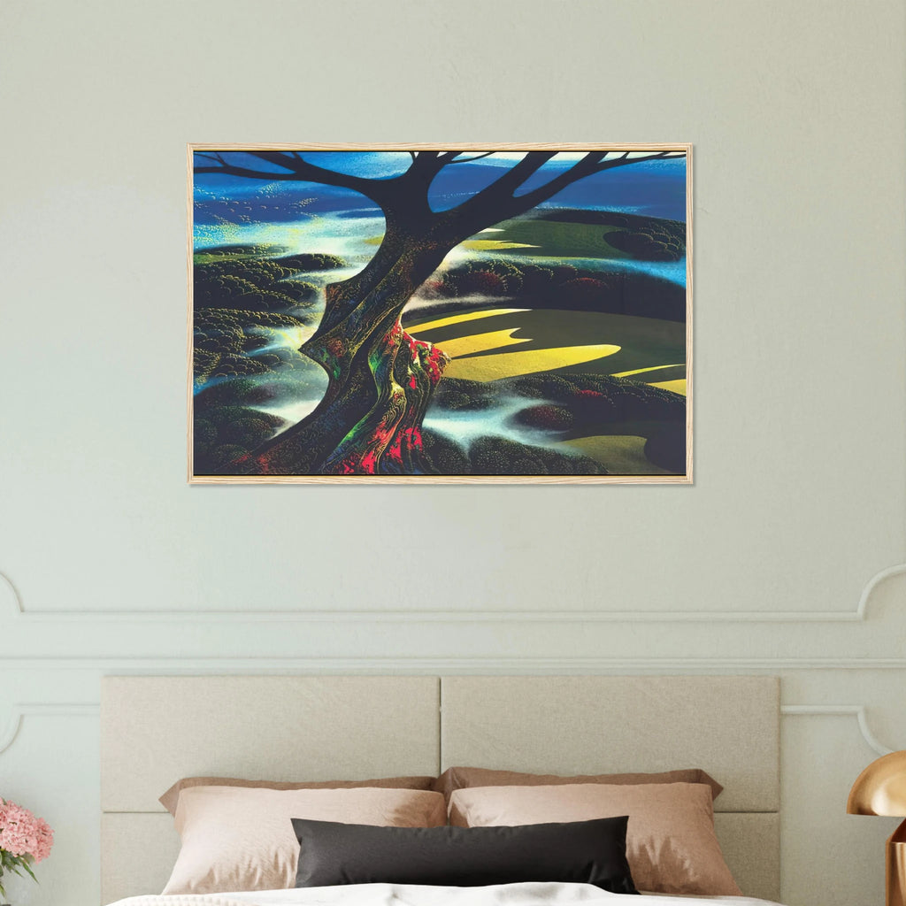 Autumn Shadows Framed Poster | Eyvind Earle Framed Prints Wall Art | Eyvind Earle Prints