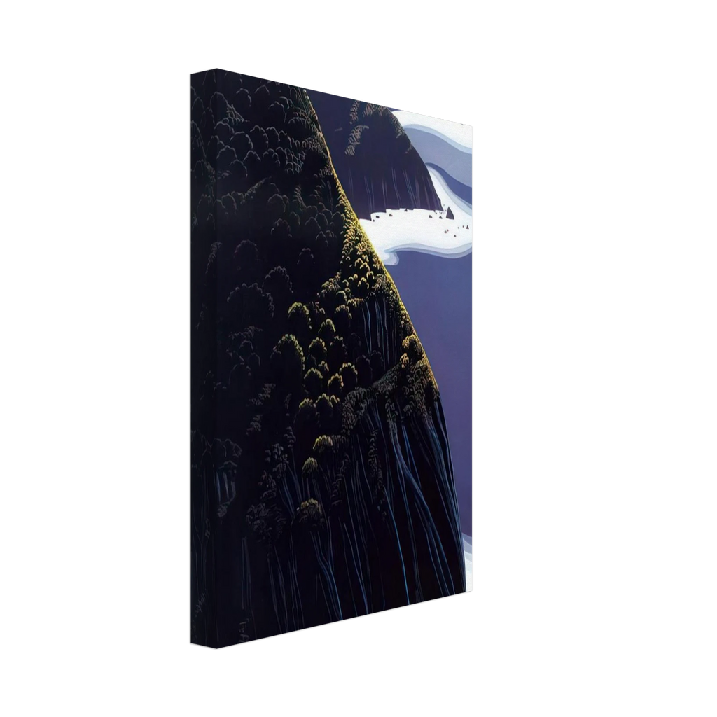Gray Big Sur Canvas | Eyvind Earle Canvas | Eyvind Earle Prints