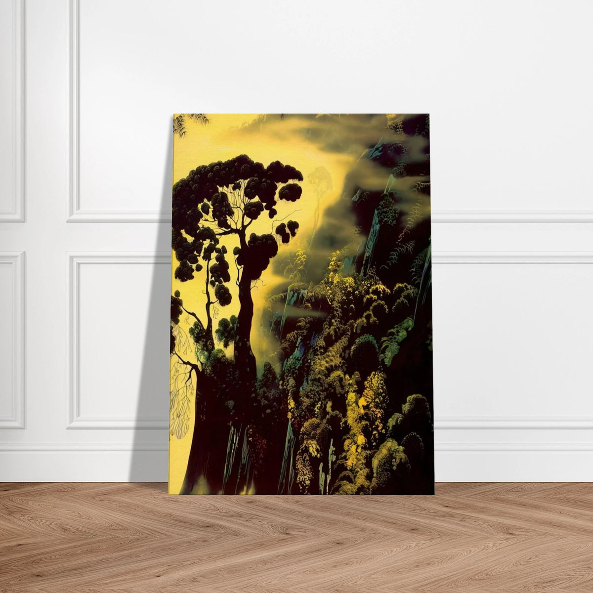 Sunset Silhouette Canvas | Eyvind Earle Canvas | Eyvind Earle Prints