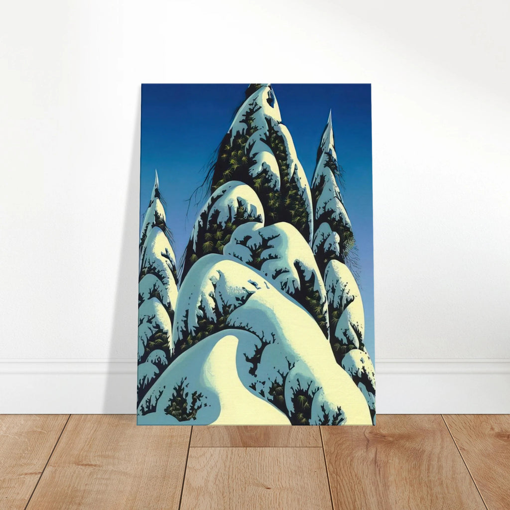 New Fallen Snow Canvas | Eyvind Earle Canvas | Eyvind Earle Prints