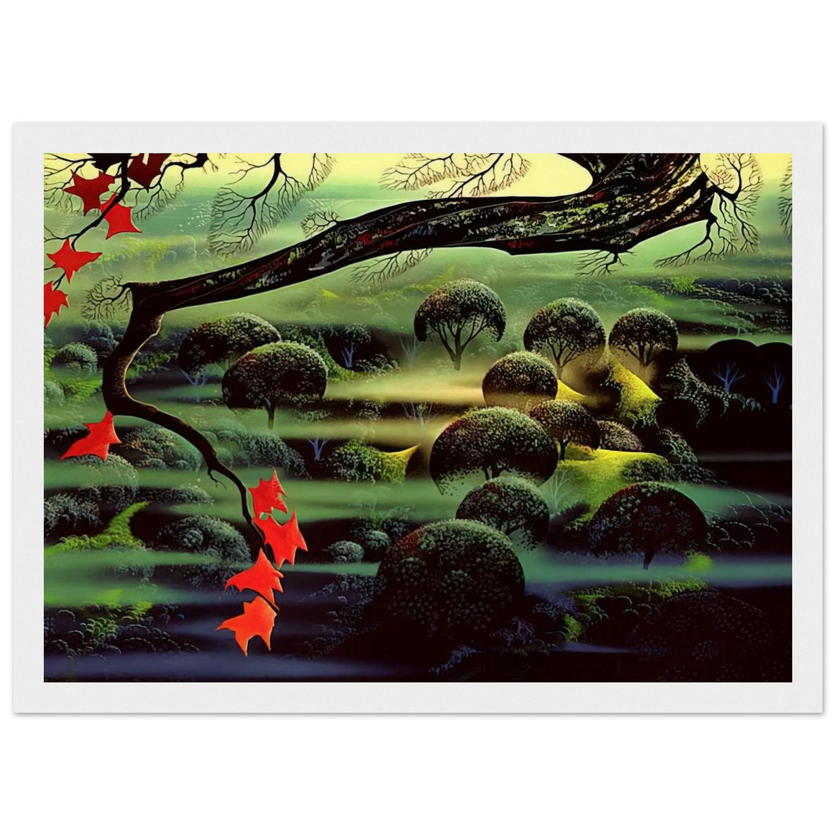 Valley of Mystery Framed Poster | Eyvind Earle Framed Prints Wall Art | Eyvind Earle Prints