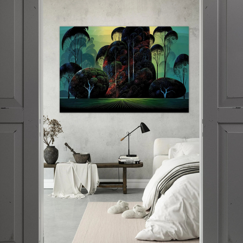 Mendacino Poster | Eyvind Earle Poster | Eyvind Earle Prints