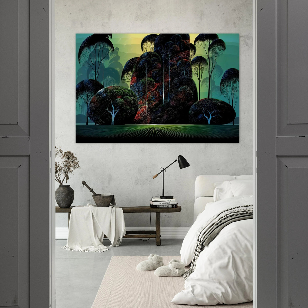 Mendacino Poster | Eyvind Earle Poster | Eyvind Earle Prints