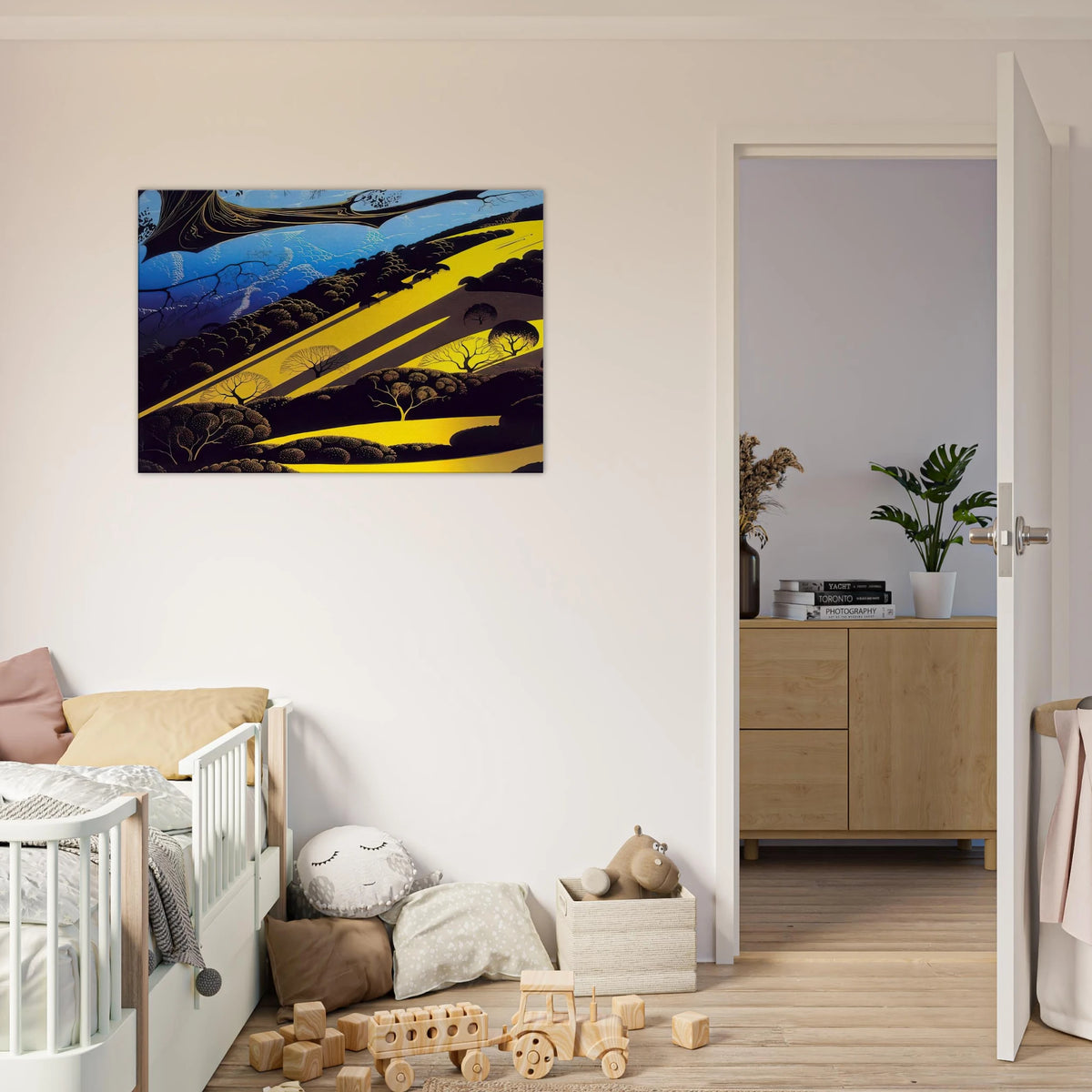 Gaviota Pass Canvas | Eyvind Earle Canvas | Eyvind Earle Prints
