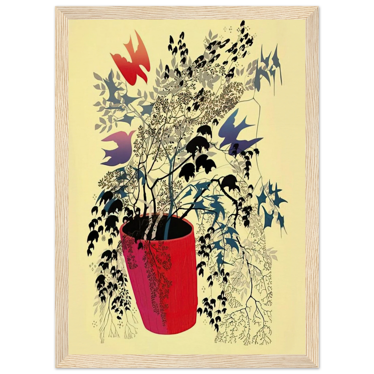 Red Barrell Framed Poster | Eyvind Earle Framed Prints Wall Art | Eyvind Earle Prints