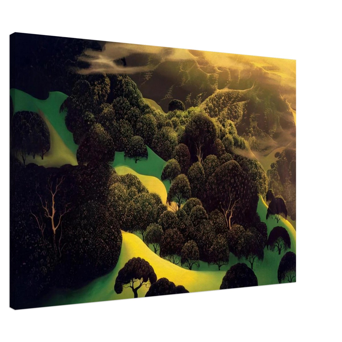 Deep Wilderness Canvas | Eyvind Earle Canvas | Eyvind Earle Prints