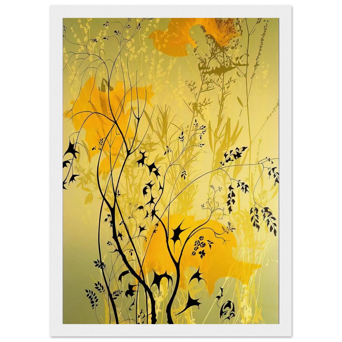 Wild Flowers Framed Poster | Eyvind Earle Framed Prints Wall Art | Eyvind Earle Prints
