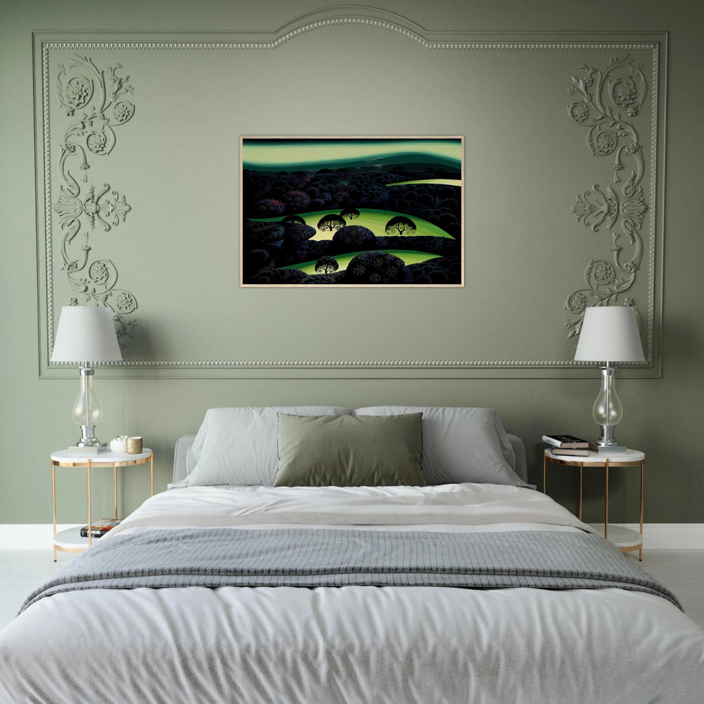 Nocturne Framed Poster | Eyvind Earle Framed Prints Wall Art | Eyvind Earle Prints