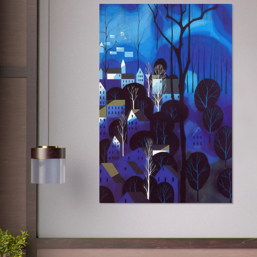 Midnight Blue Poster | Eyvind Earle Poster | Eyvind Earle Prints