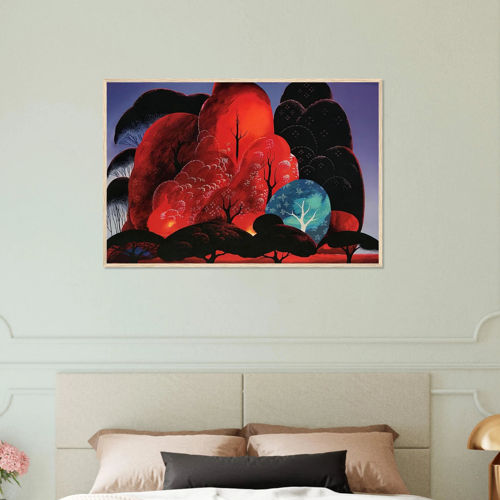 Blazing Glory Framed Poster | Eyvind Earle Framed Prints Wall Art | Eyvind Earle Prints