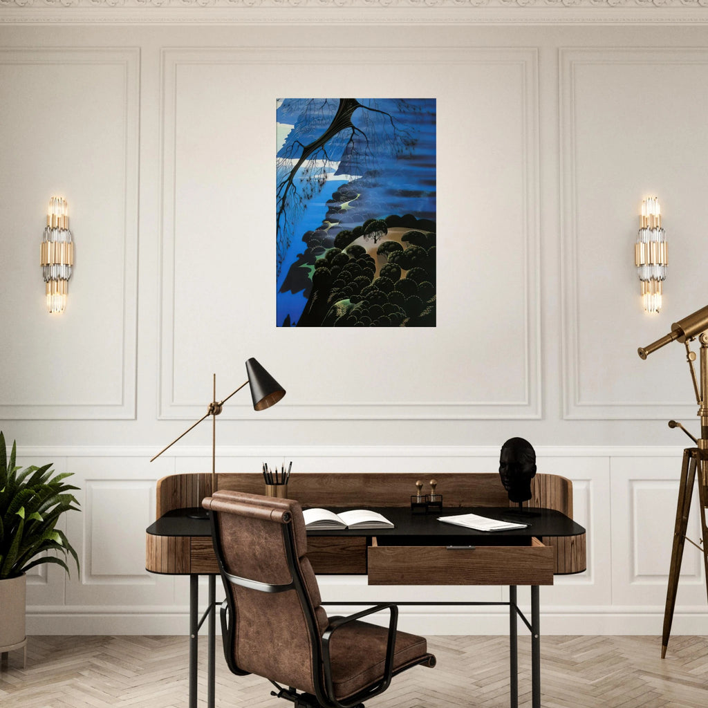 Mystical Coastline Canvas | Eyvind Earle Canvas | Eyvind Earle Prints