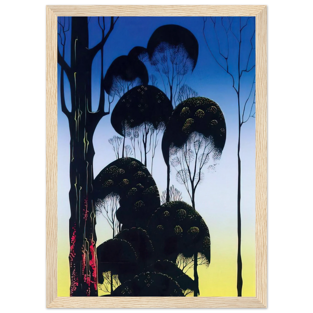Sunrise Framed Poster | Eyvind Earle Framed Prints Wall Art | Eyvind Earle Prints