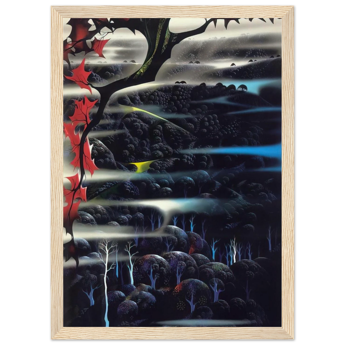 Into the Forest Framed Poster | Eyvind Earle Framed Prints Wall Art | Eyvind Earle Prints