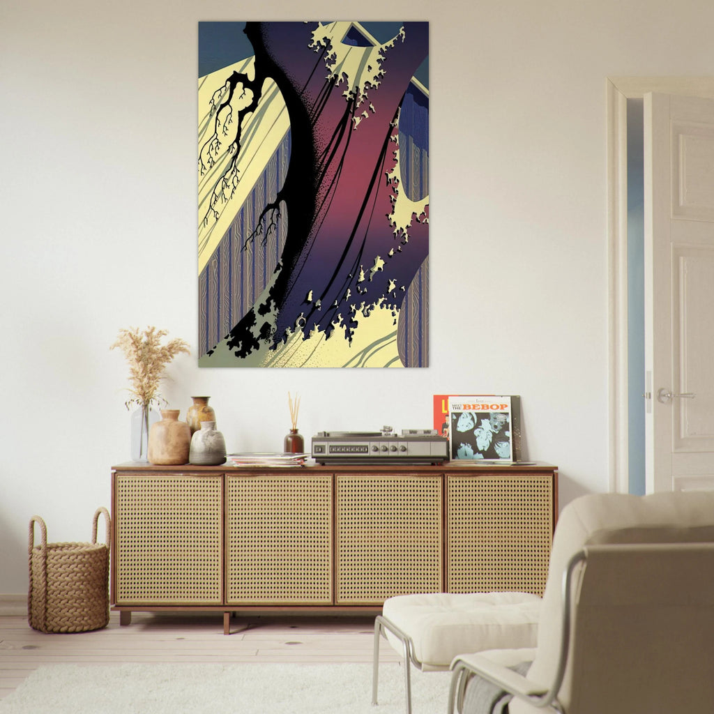 Mauve Barn Poster | Eyvind Earle Poster | Eyvind Earle Prints