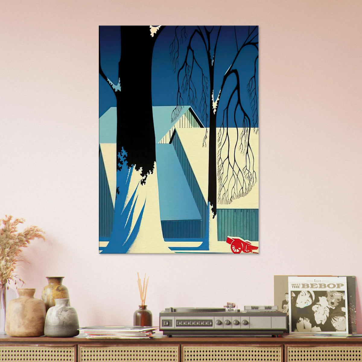 Turquoise Canvas | Eyvind Earle Canvas | Eyvind Earle Prints
